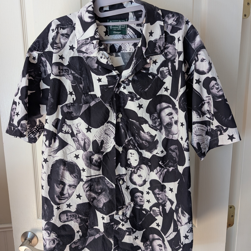 Gitman Brothers Black and White Casual Button Down Shirt